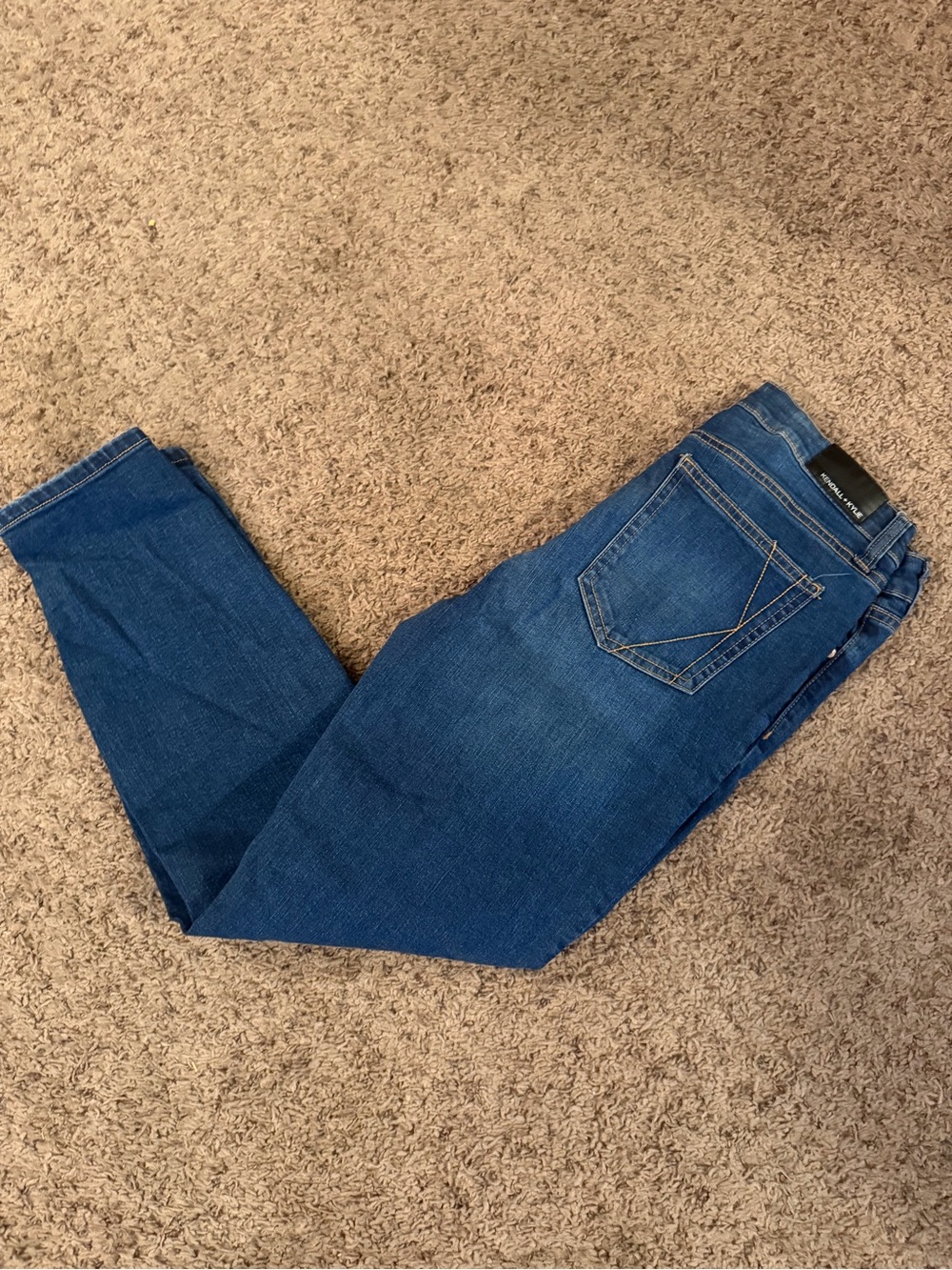 Kendall & Kylie Dark Blue Skinny Jeans